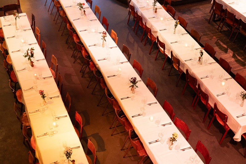 Zittend diner (70 - 100 personen)